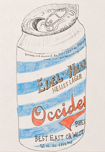 Hipster Beer No. 1 Print