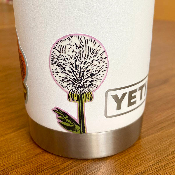 Vinyl Flower Stickers