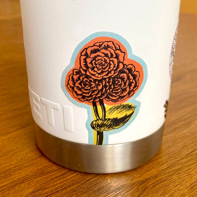 Vinyl Flower Stickers