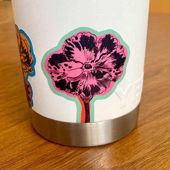 Vinyl Flower Stickers