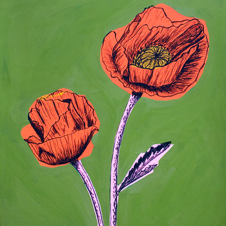 Pop Poppy Print