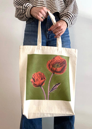 Poppy Tote Bag